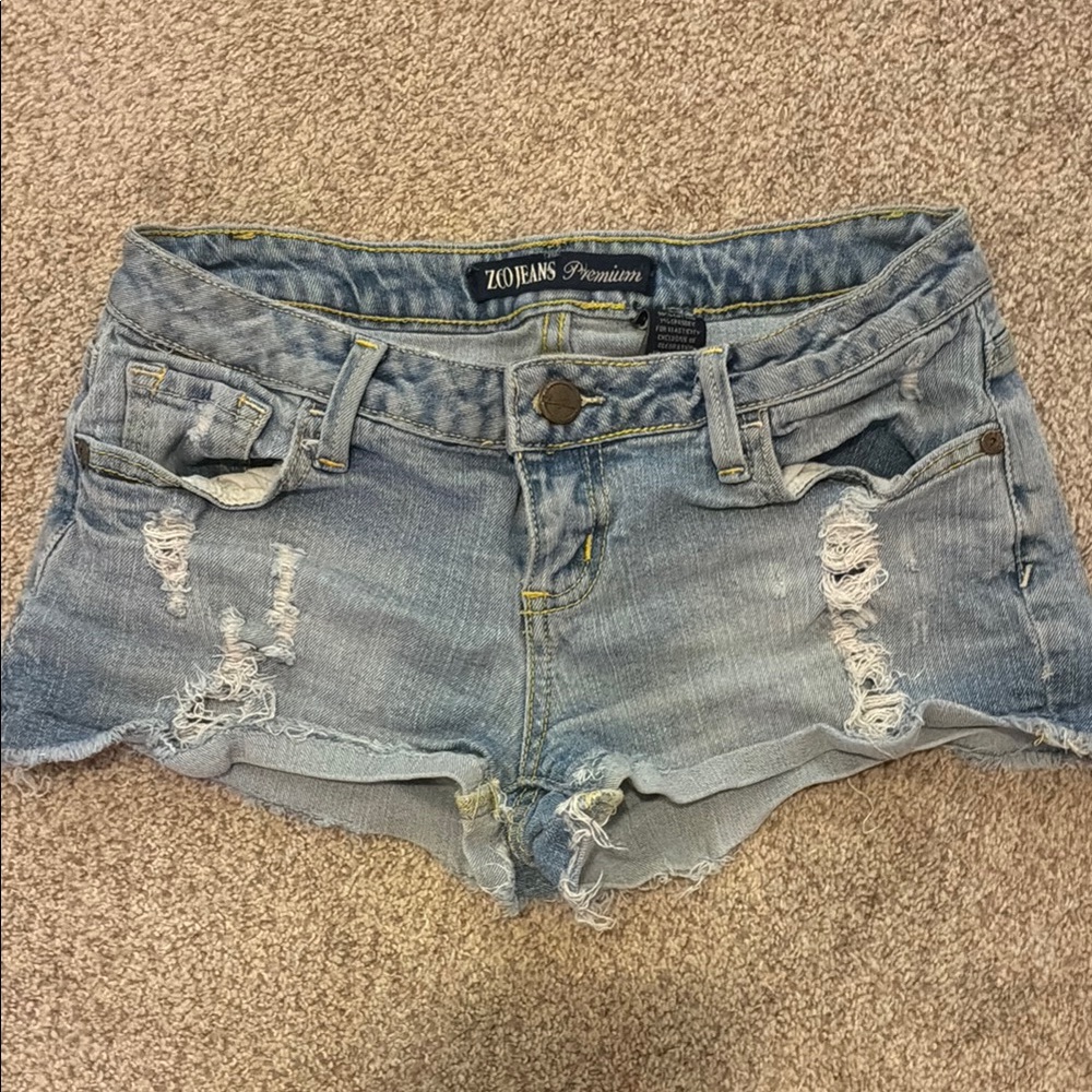 ZCO Blue Distressed Jean Shorts